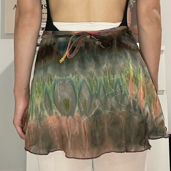 Watercolour tiedye ballet skirt - Picture 2 of 2
